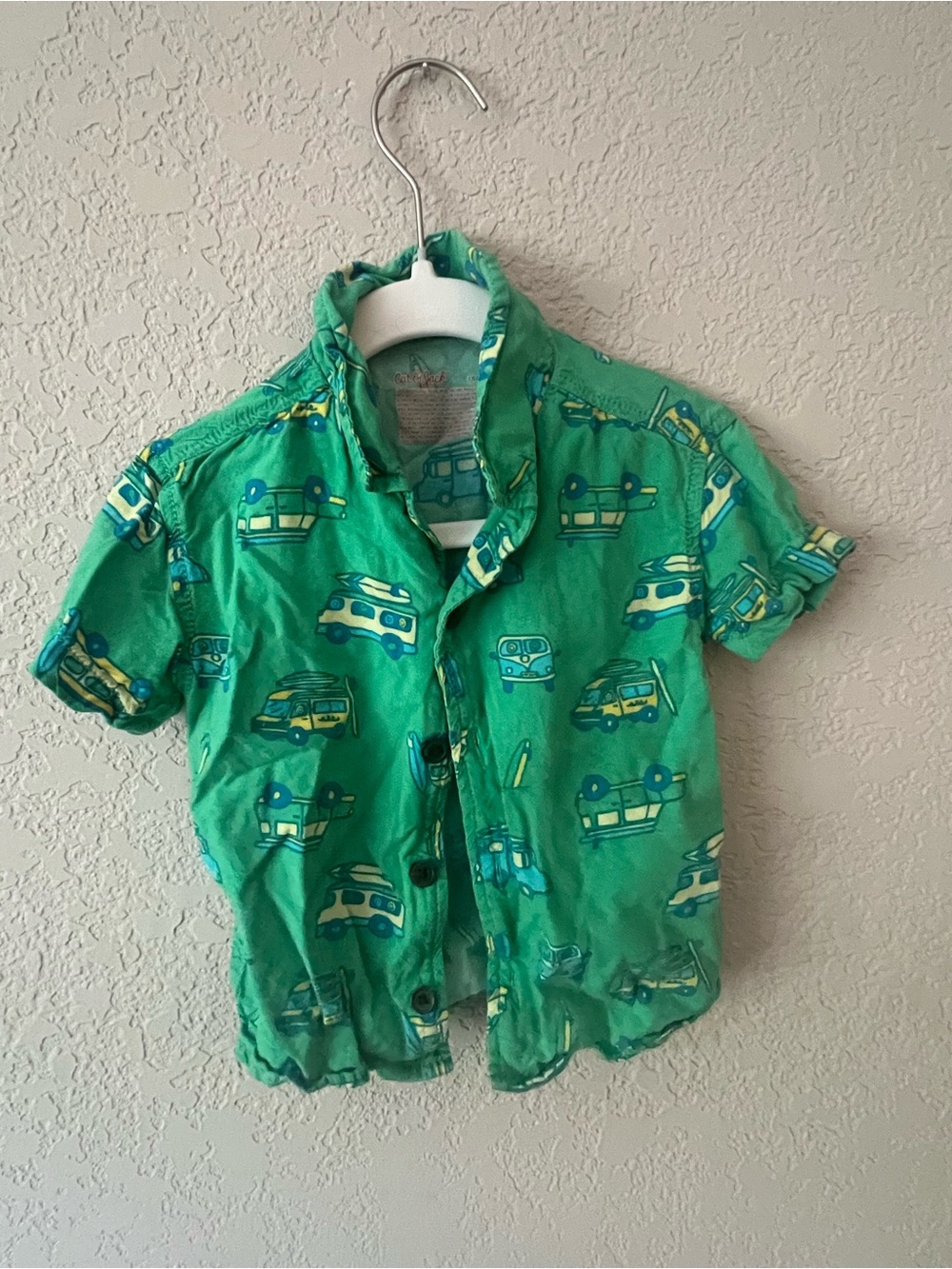 Cat & Jack Camper Van Button up Shirt - Party Shirt! | 18 Months